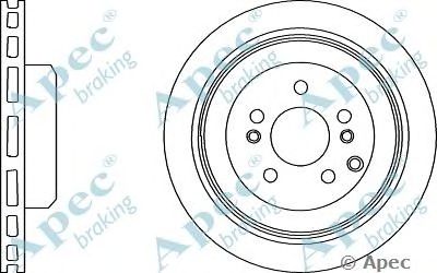 APEC BRAKING dsk3029 -  Тормозной диск